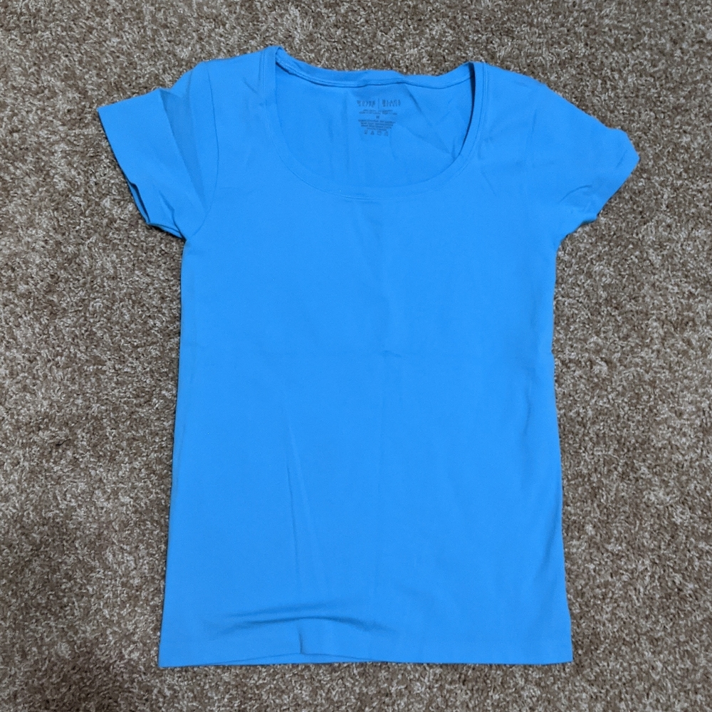 White House Black Market blue top
